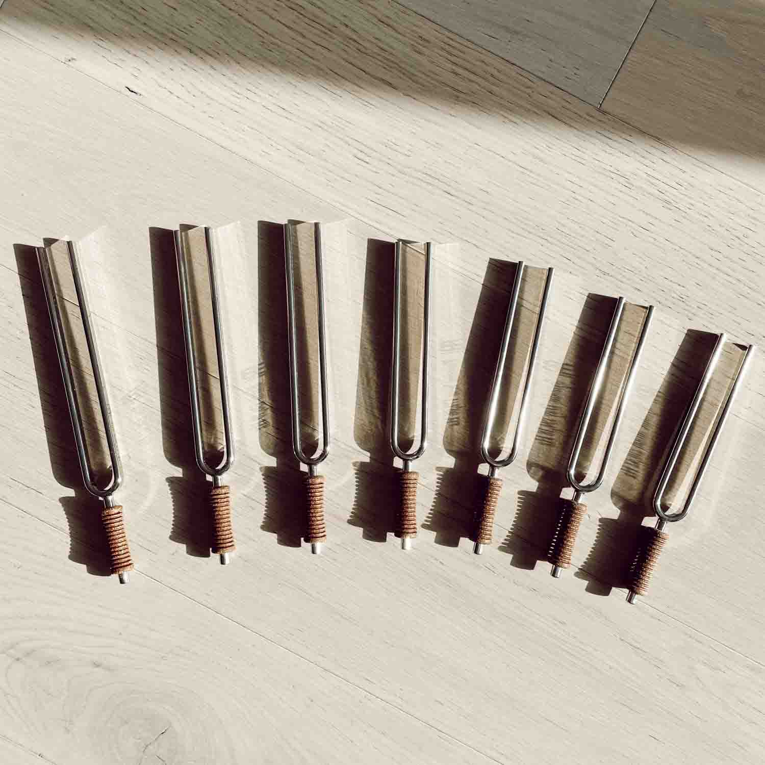 7 Chakra Healing Tuning Fork Set - Image 7