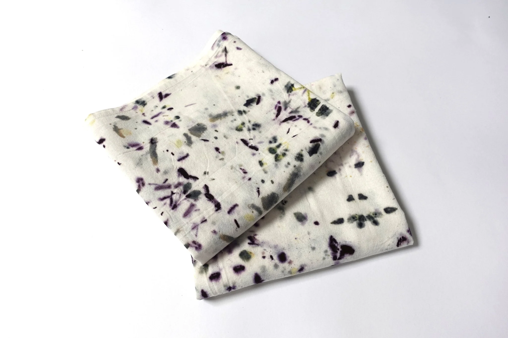 Abstract Botanically Dyed Recycled Cotton Tea Towel - Image 16