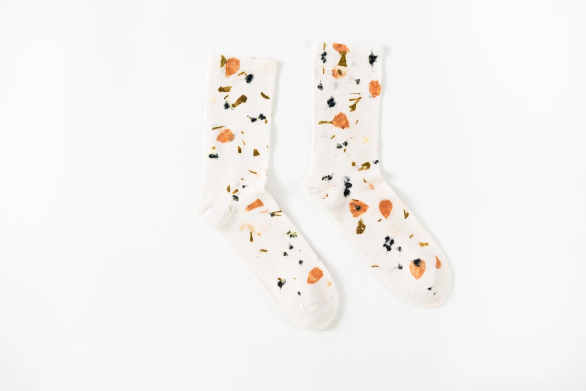 Abstract Bundle Dyed Cotton Crew Sock - Image 4