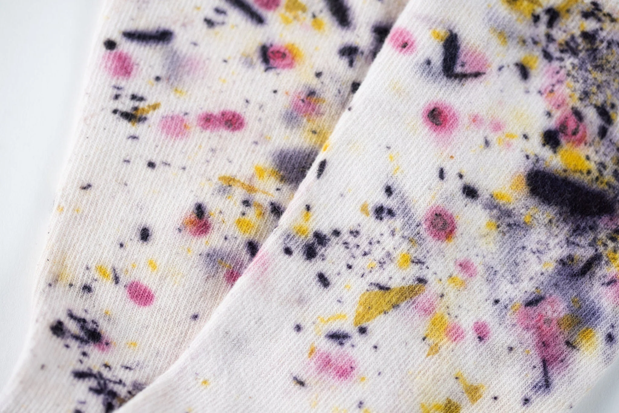 Abstract Bundle Dyed Cotton Crew Sock - Image 7