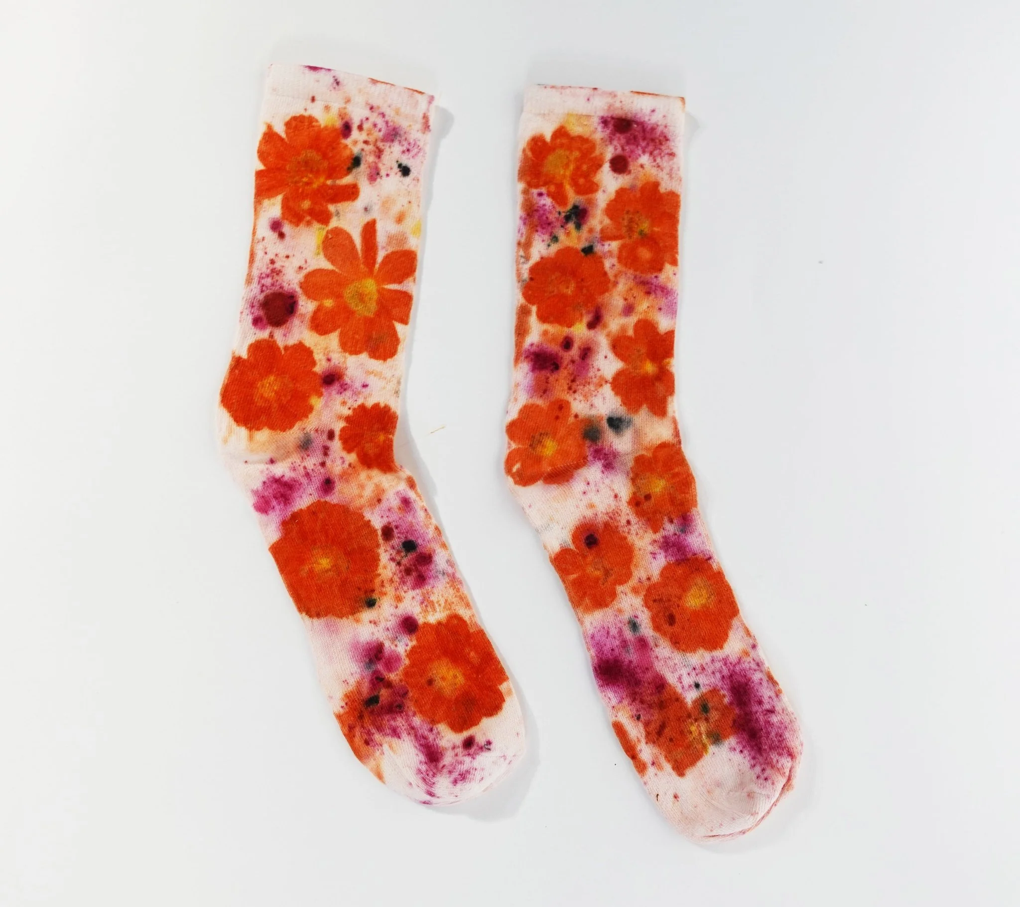 Flower Power Cotton Crew Sock - Image 11