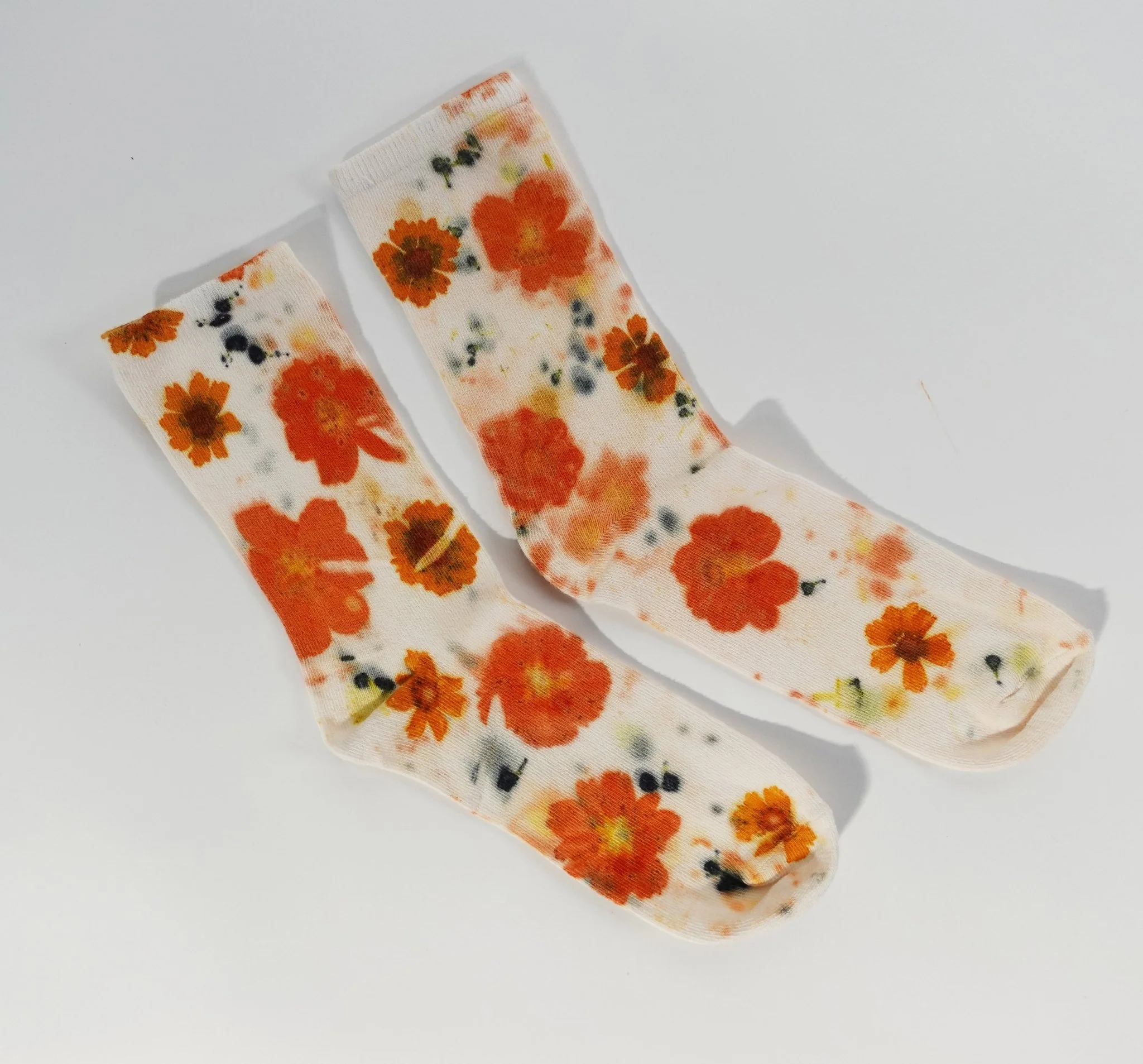 Flower Power Cotton Crew Sock - Image 9