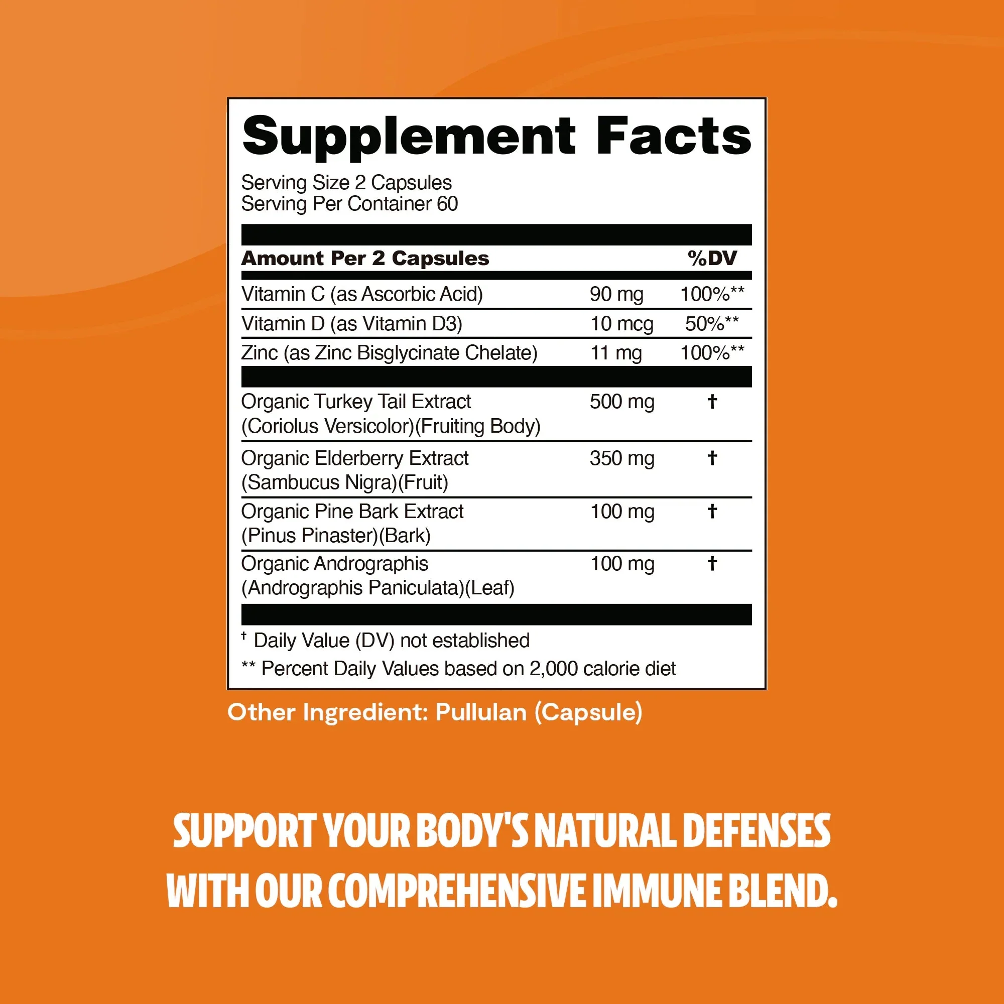Immunity Blend Capsules, 120 count - Image 2