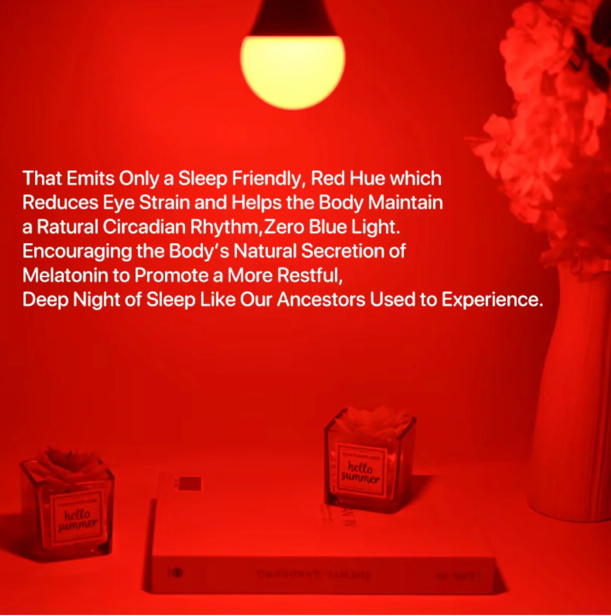 Lightbulb Circadian Friendly - Red - Image 4