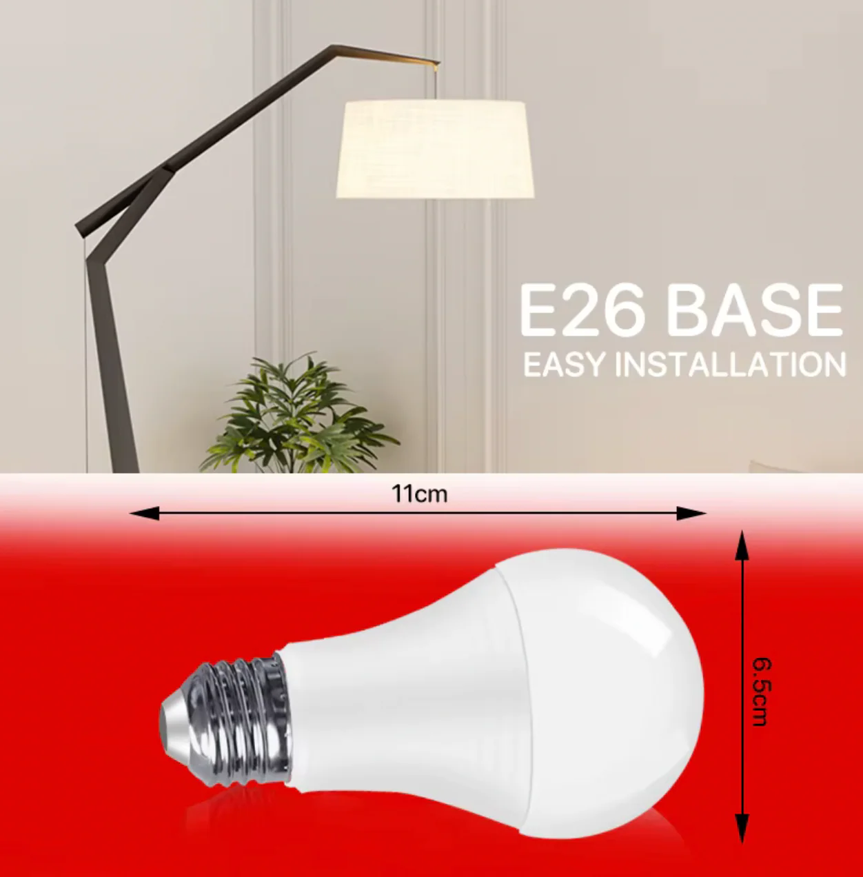 Lightbulb Circadian Friendly - Red - Image 5