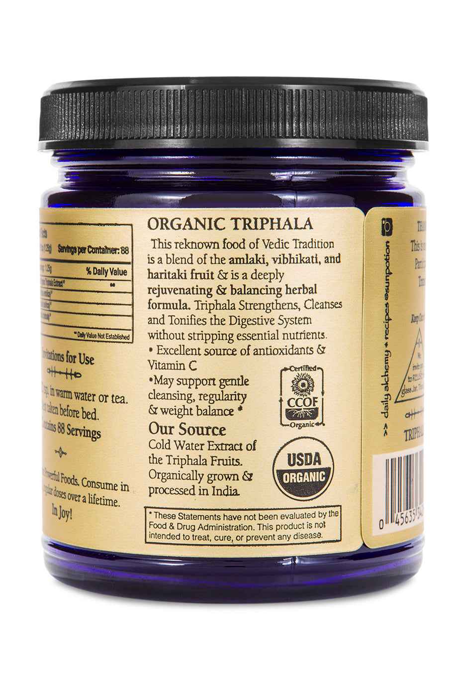 Triphala (Organic Cold Water Extract Powder) - Image 4