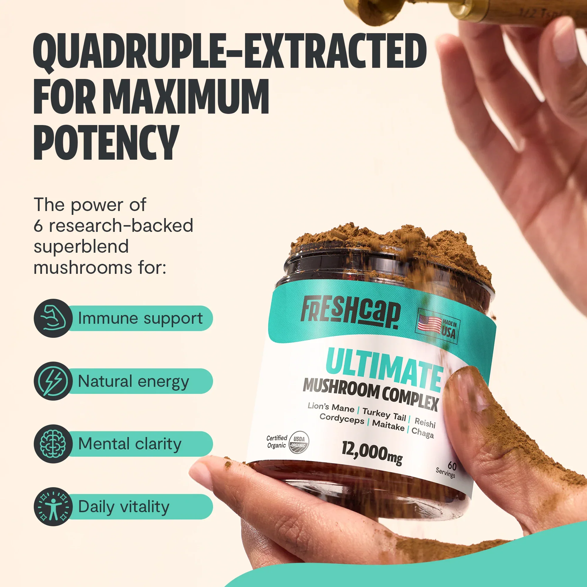 Ultimate Mushroom Complex Powder - Image 12